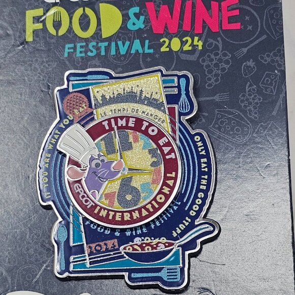 2024 Disney Parks Epcot Food & Wine Festival Remy Ratatouille Limited Release Pi - Picture 2 of 3